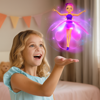 Colorful Fairy Toy with Motion Sensor LED Lights for Kids