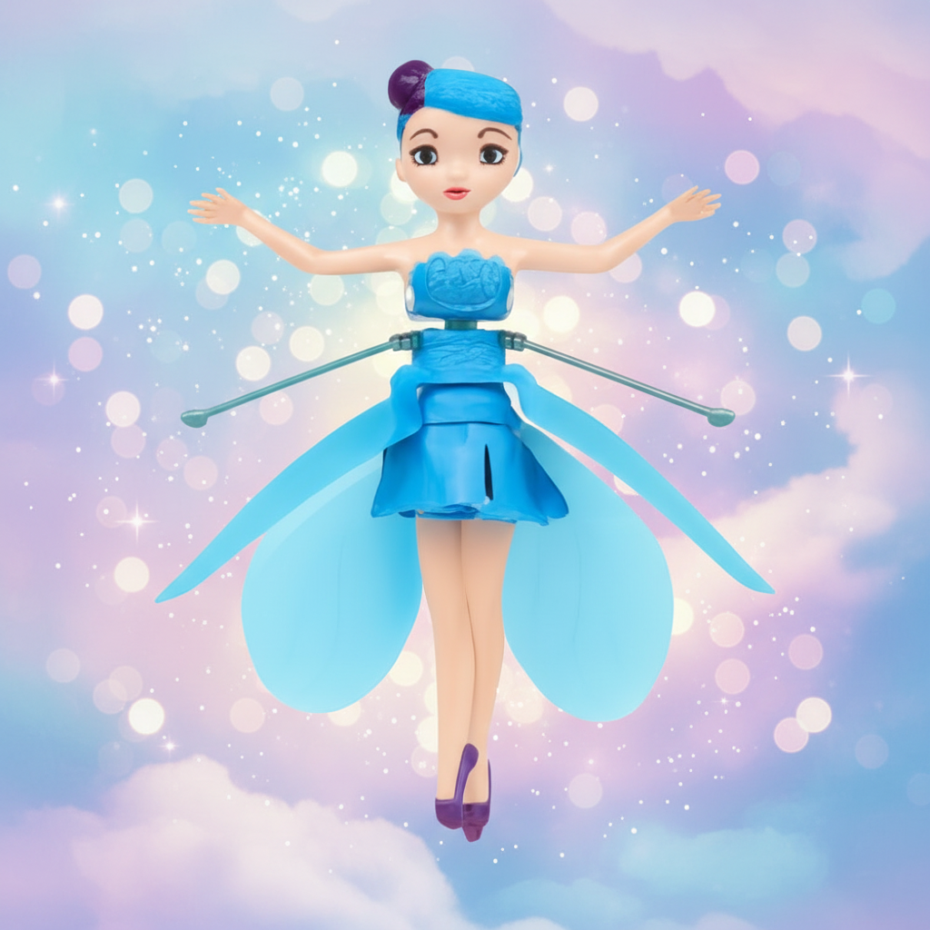 Colorful Fairy Toy with Motion Sensor LED Lights for Kids