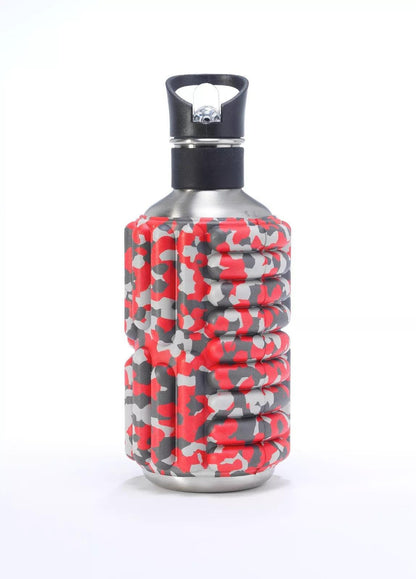 Foam Roller Water Bottle - 0.8L to 1.2L Sustainable Ecofriendly Flip Straw Roller Drink Bottle 11