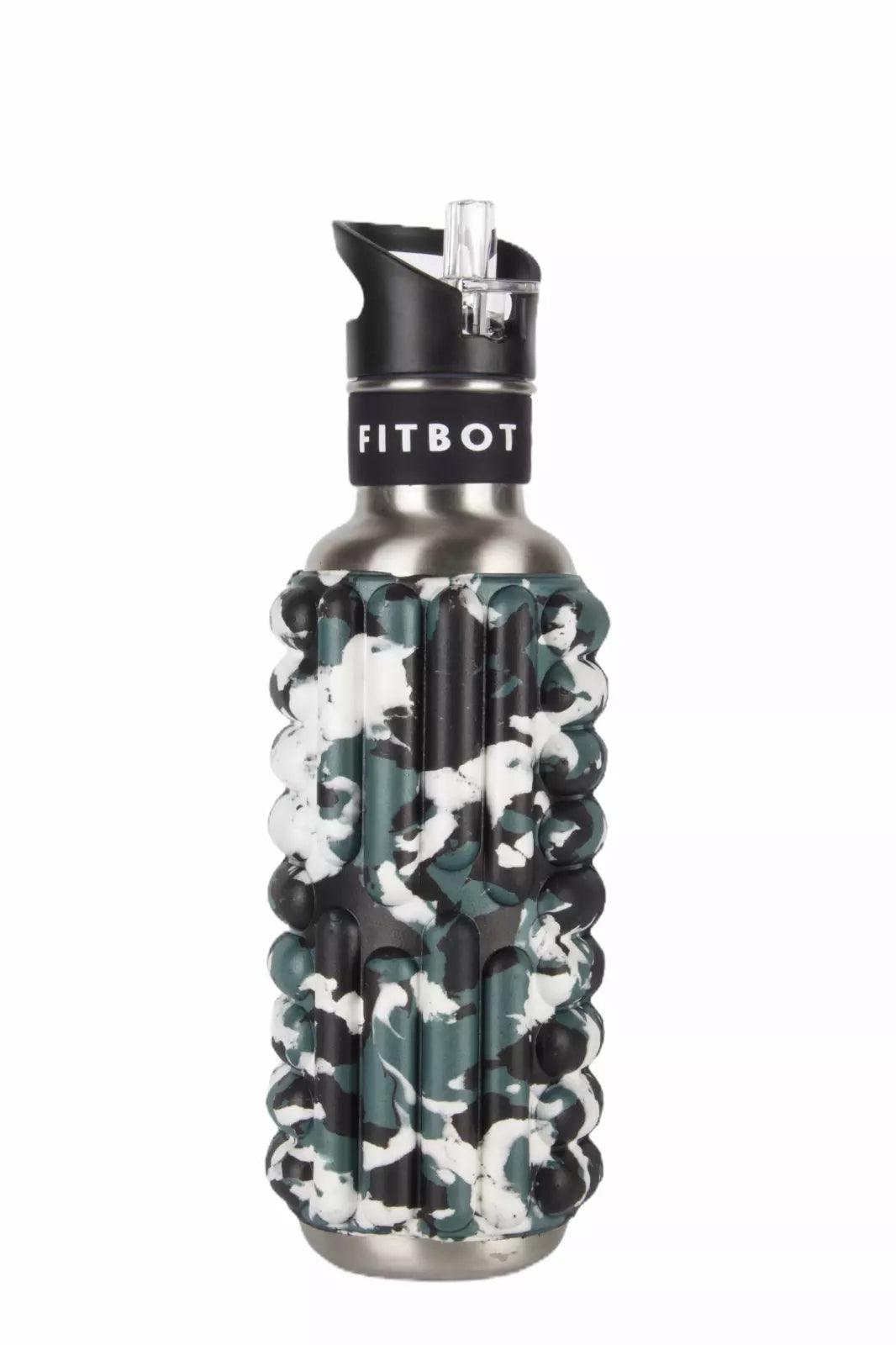 Foam Roller Water Bottle - 0.8L to 1.2L Sustainable Ecofriendly Flip Straw Roller Drink Bottle 14