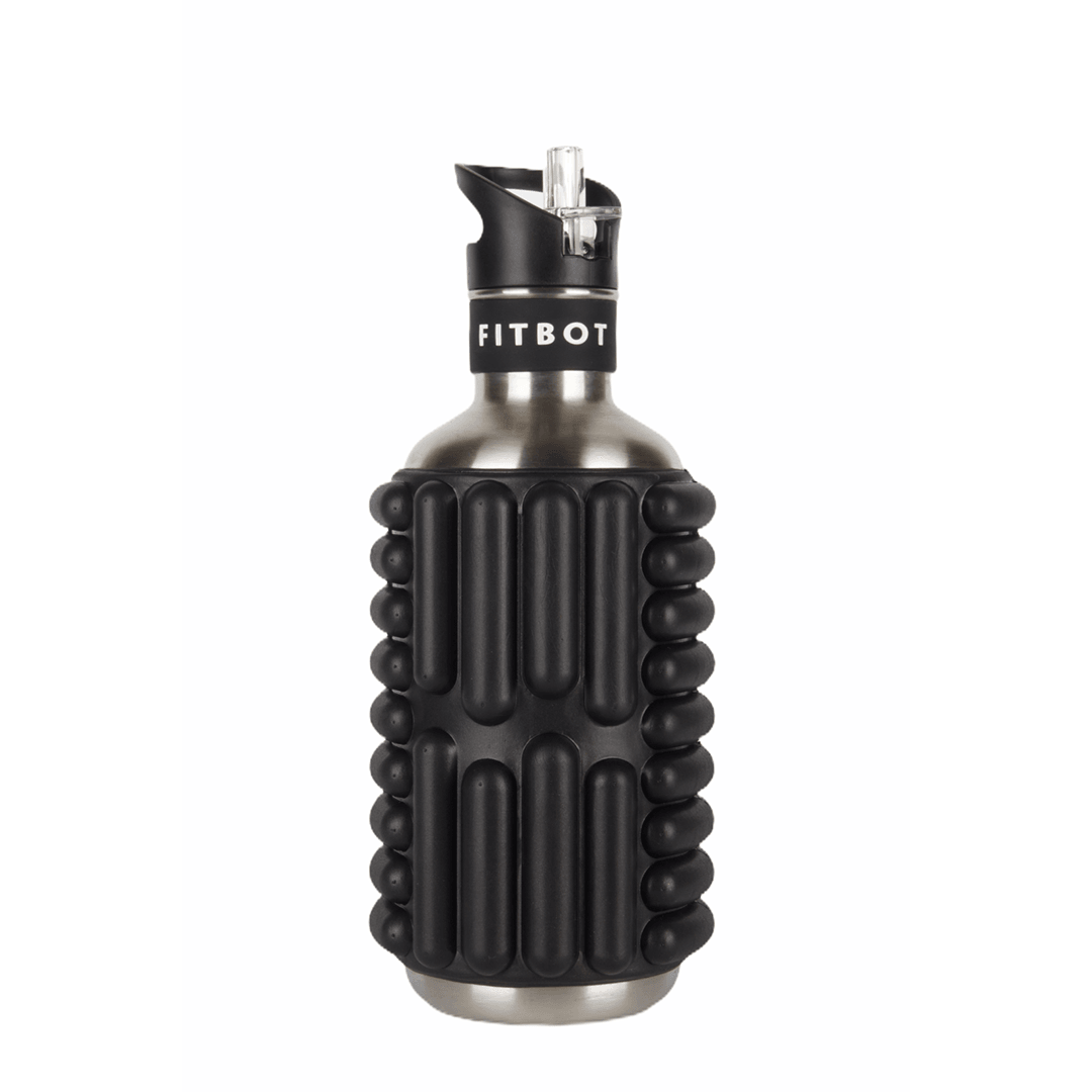 Foam Roller Water Bottle - 0.8L to 1.2L Sustainable Ecofriendly Flip Straw Roller Drink Bottle 8