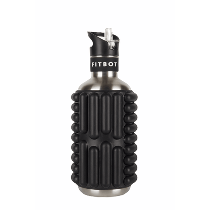 Foam Roller Water Bottle - 0.8L to 1.2L Sustainable Ecofriendly Flip Straw Roller Drink Bottle 8