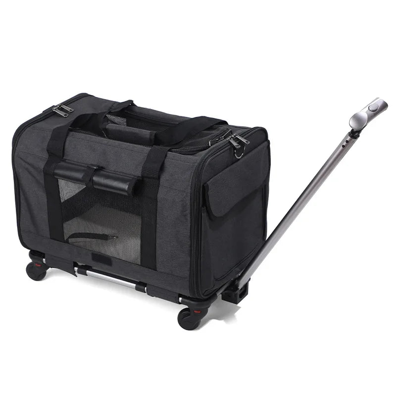 Portable Pet Stroller Foldable Dog Cart - Lusomart