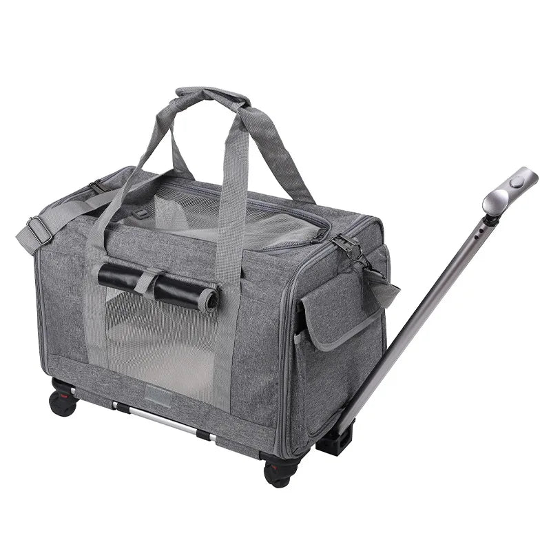 Foldable Dog Stroller and Cart for Pets – Lightweight and Airline Approved 4