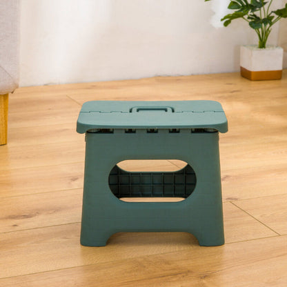 Folding Step Stool Lightweight Plastic Portable Compact Storage 4