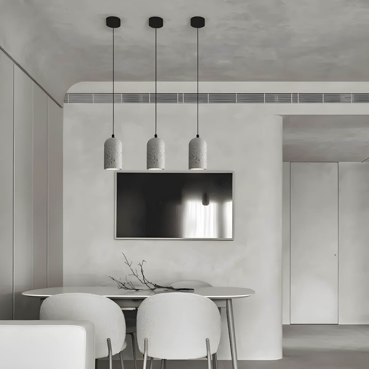 Rustic Metal Drum Pendant Lighting