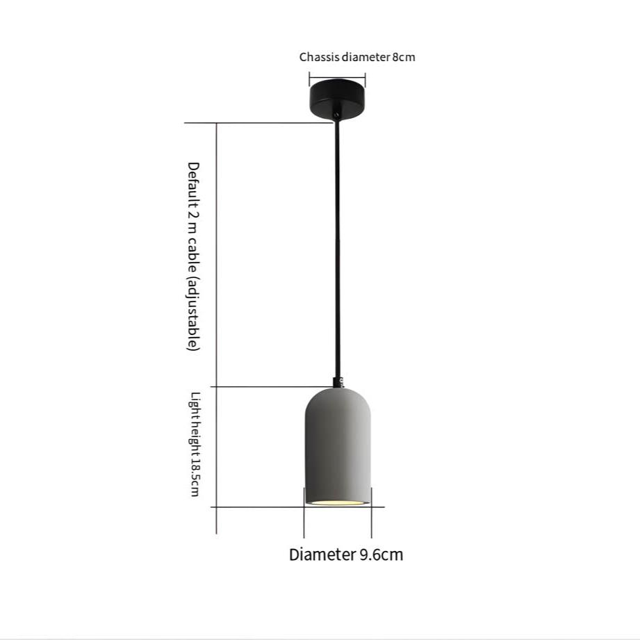 Rustic Metal Drum Pendant Lighting