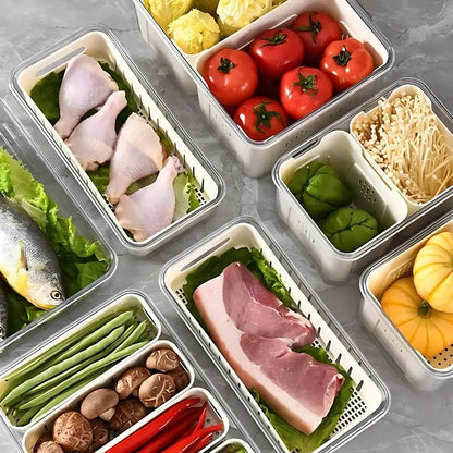 Stackable glass food container with airtight bamboo seal, essential for meal prep and kitchen storage solutions