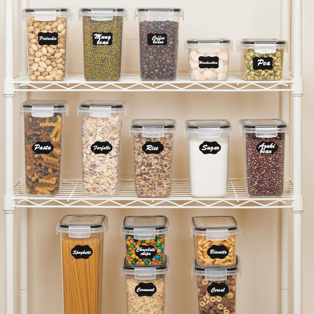 Fresh Food Keeper Containers Leakproof Clear Plastic Set - Lusomart