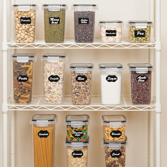 Fresh Food Keeper Containers Leakproof Clear Plastic Set - Lusomart