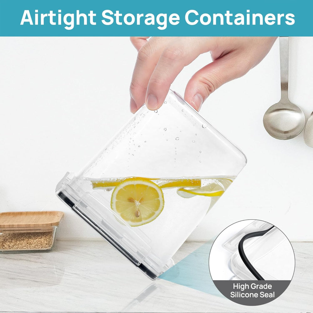 Fresh Food Keeper Containers Leakproof Clear Plastic Set