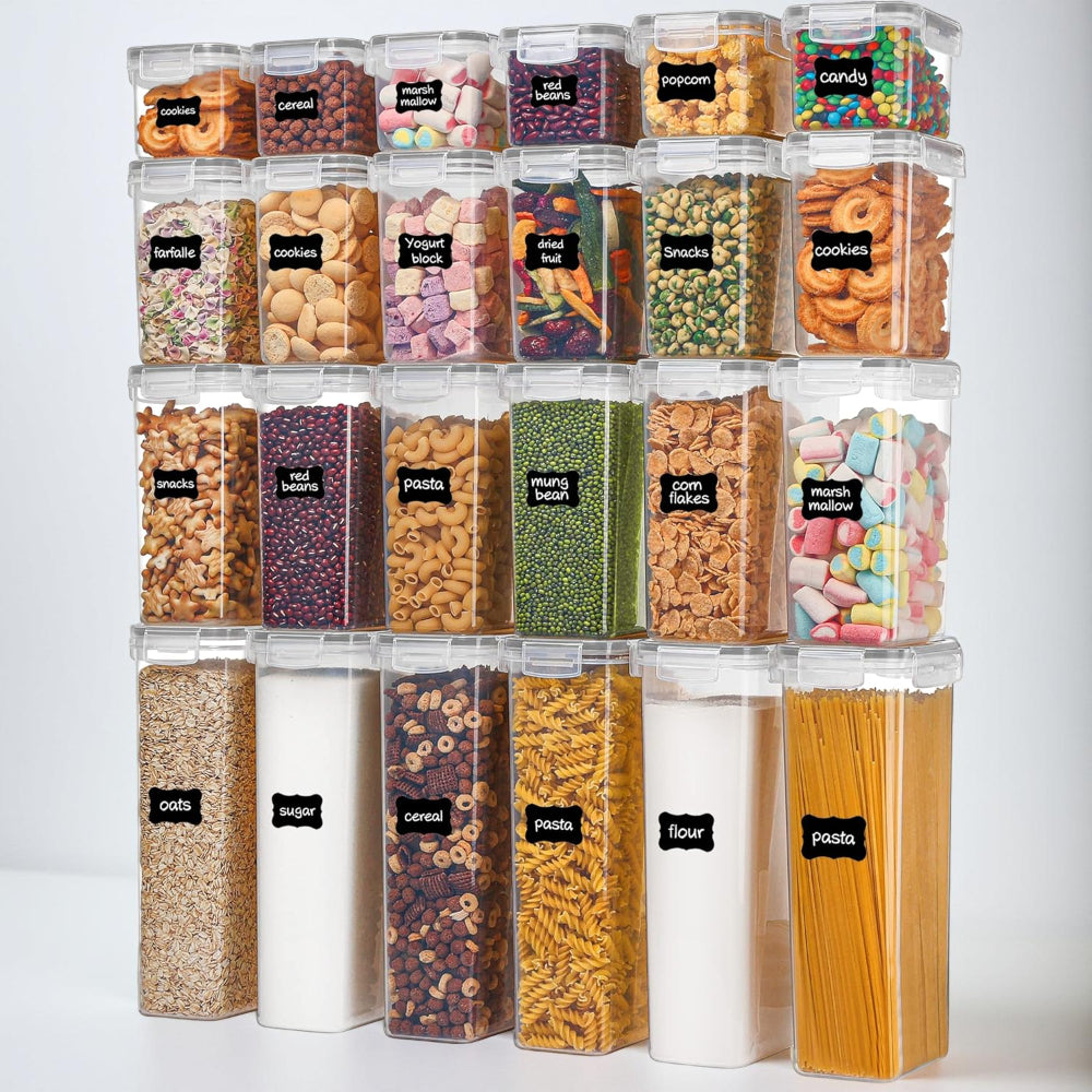 Fresh Food Keeper Containers Leakproof Clear Plastic Set