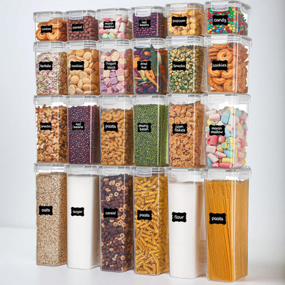 Fresh Food Keeper Containers Leakproof Clear Plastic Set