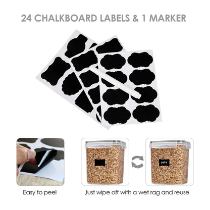 Fresh Food Keeper Containers Leakproof Clear Plastic Set
