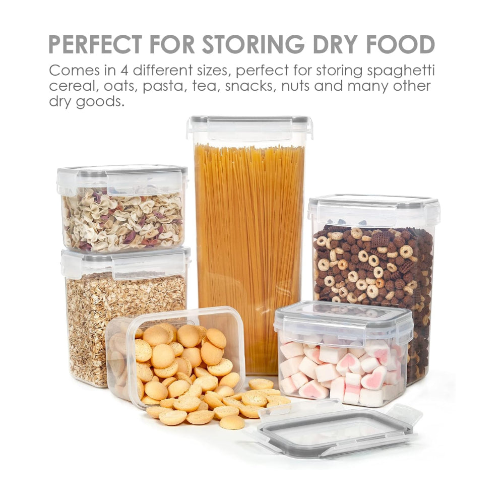 Fresh Food Keeper Containers Leakproof Clear Plastic Set