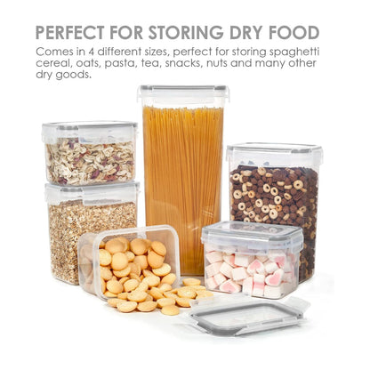 Fresh Food Keeper Containers Leakproof Clear Plastic Set