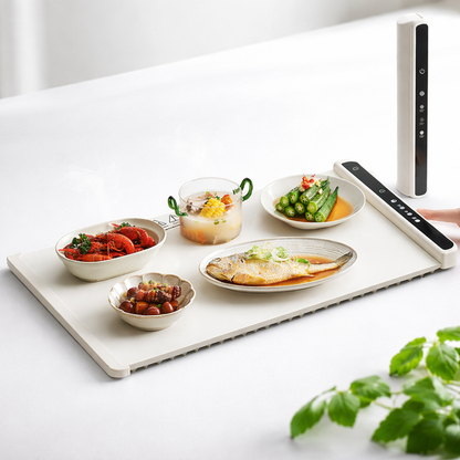 Electric Food Warmer Heat Resistant Serving Tray - Lusomart