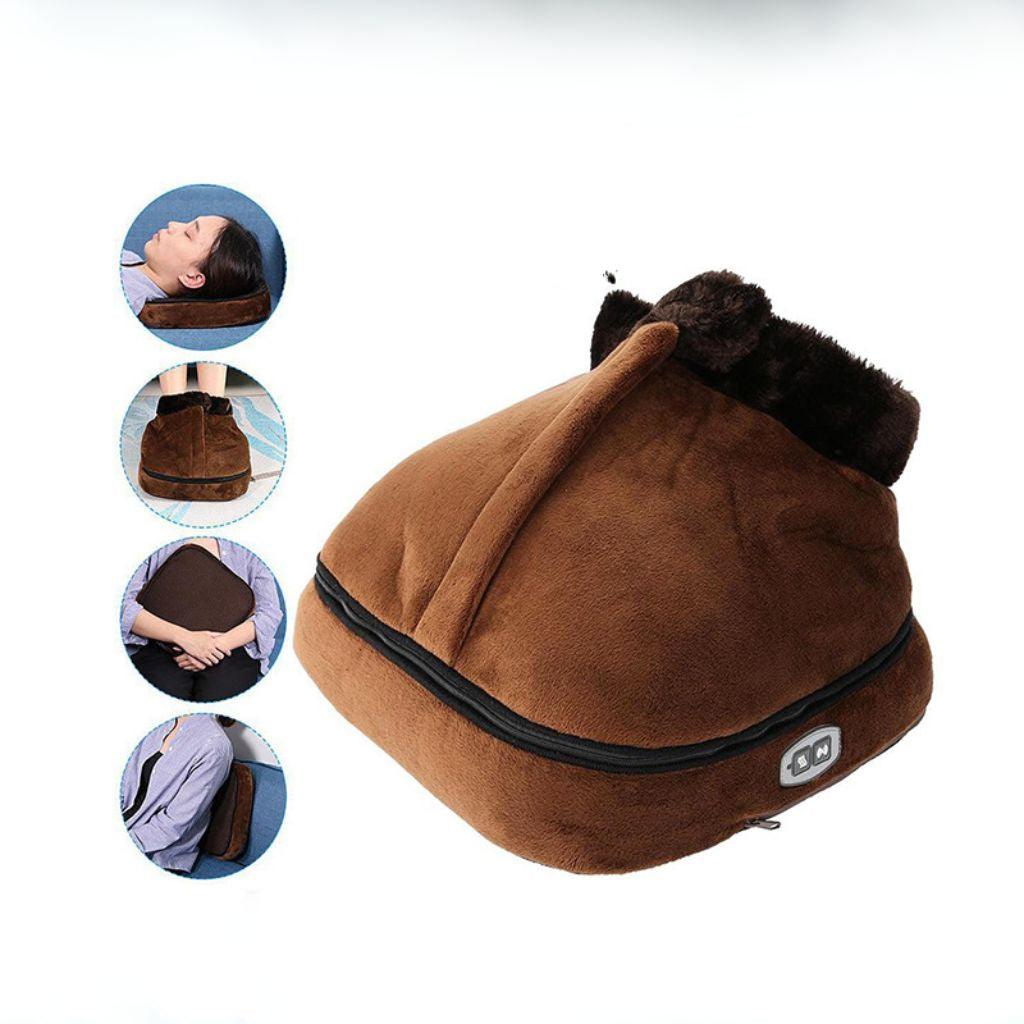 Warm Fuzzy Massage Slipper Boots for Relaxation