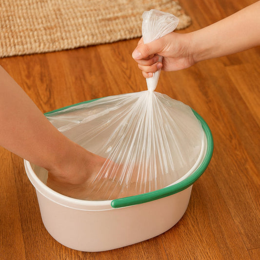 Soft Pedicure Tub Liners Disposable Plastic Foot Spa Bags - Lusomart