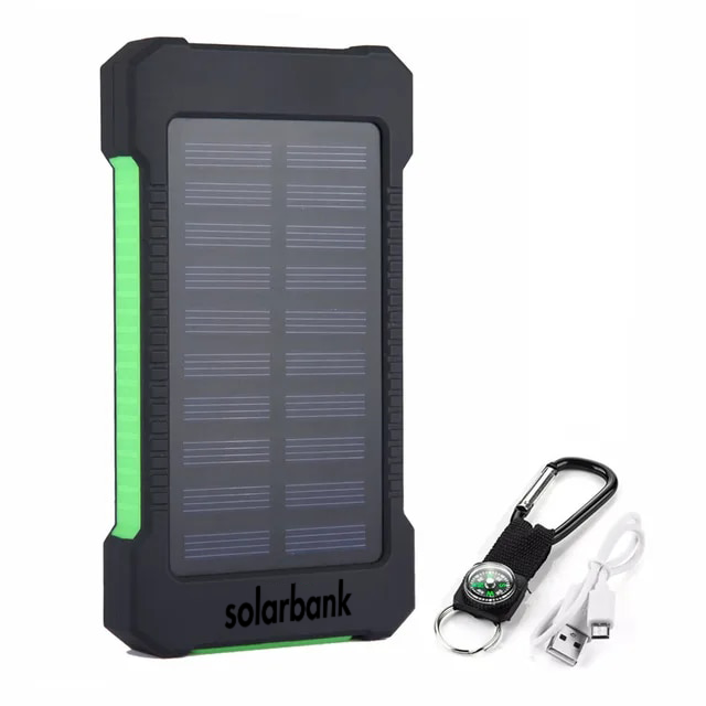 Portable 20000mAh Solar Charger Power Bank