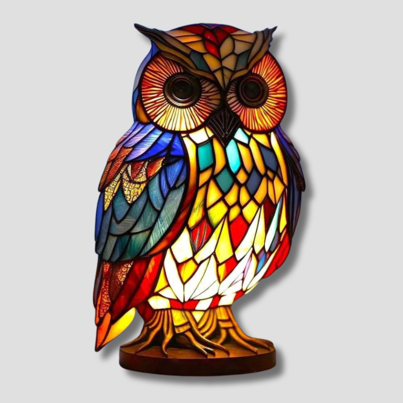 ForestBloom Stained Glass – Wildlife-Inspired Panels for Radiant Decor 1