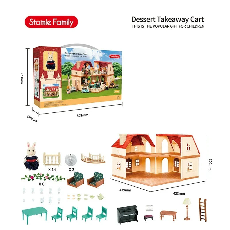 Mini Wooden Play Kitchen Set for Children - Lusomart