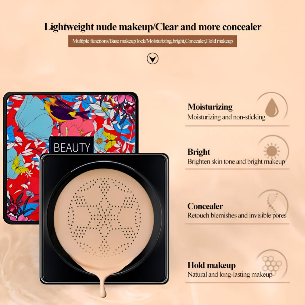 Flawless Makeup Cream Pad Compact Applicator
