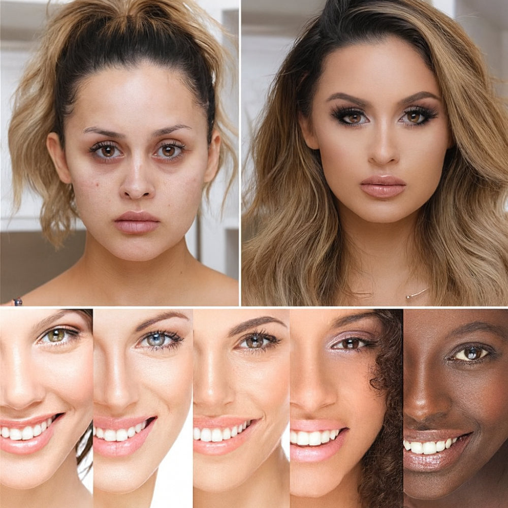Lightweight Natural Finish Foundation Compact Powder
