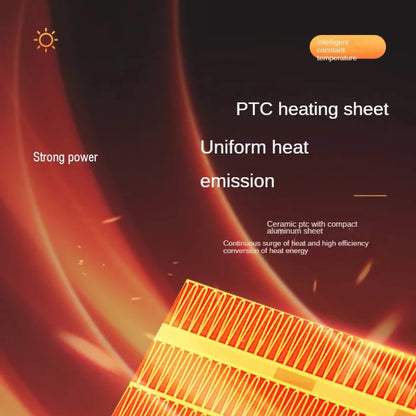 Space Saving Portable Electric Heater for Small Rooms