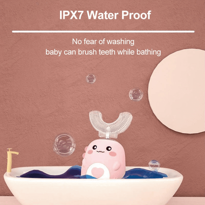 Baby Gentle U-Shaped Electric Toothbrush With Battery