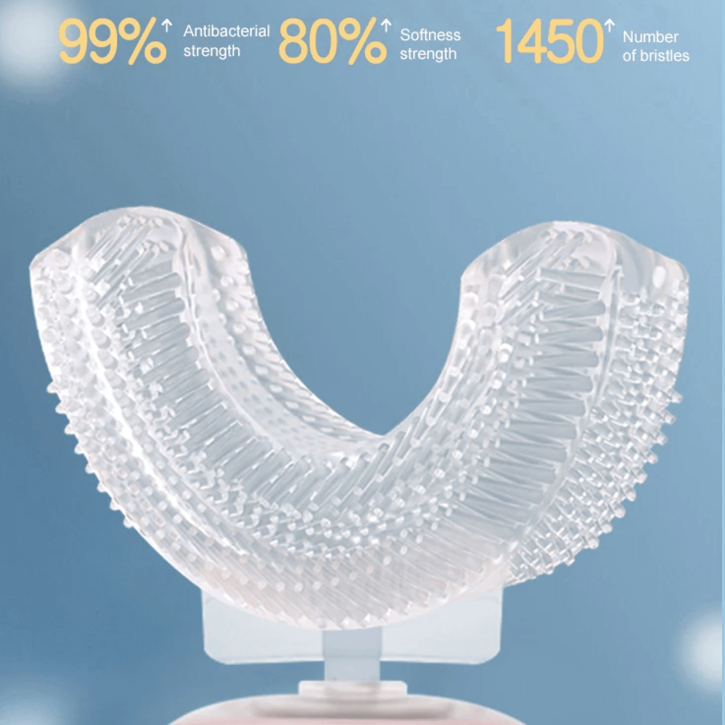 Baby Gentle U-Shaped Electric Toothbrush With Battery