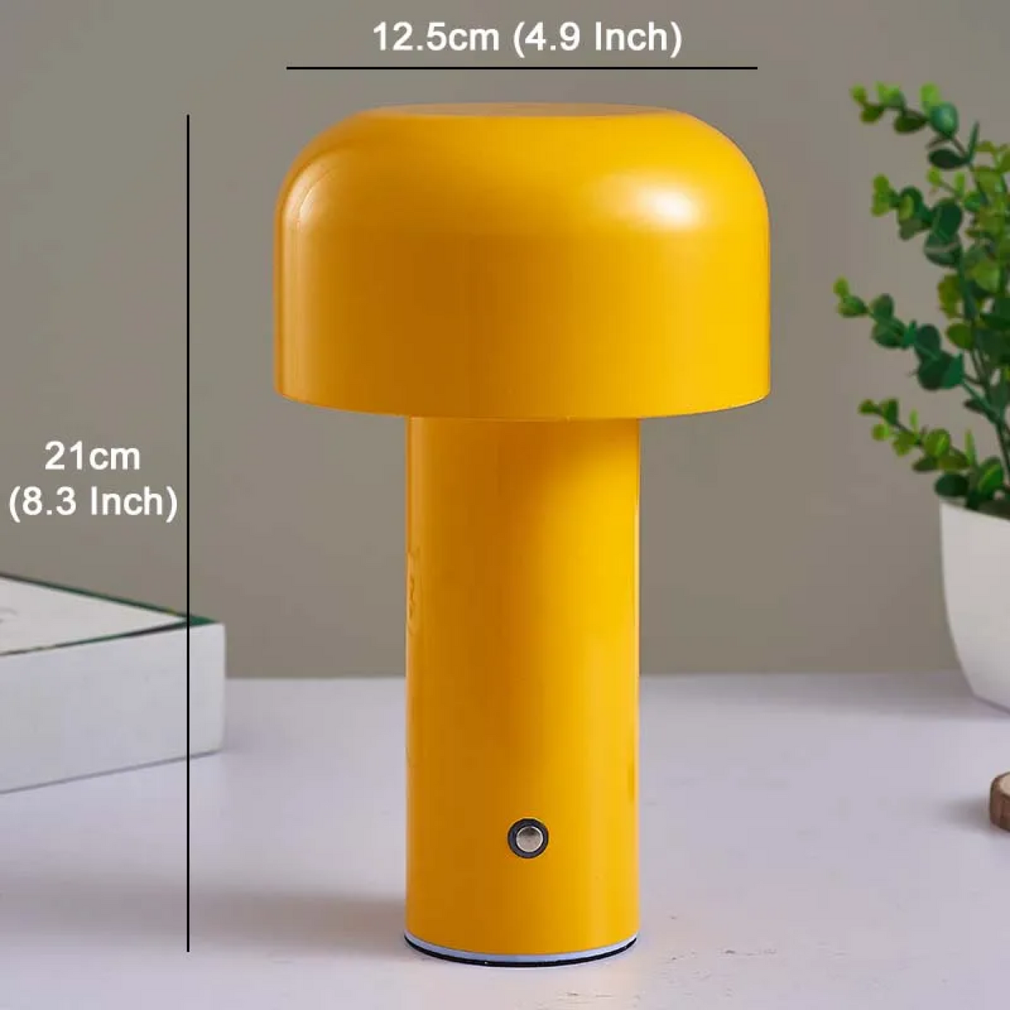 Portable LED Table Lamp In Metal And Glass