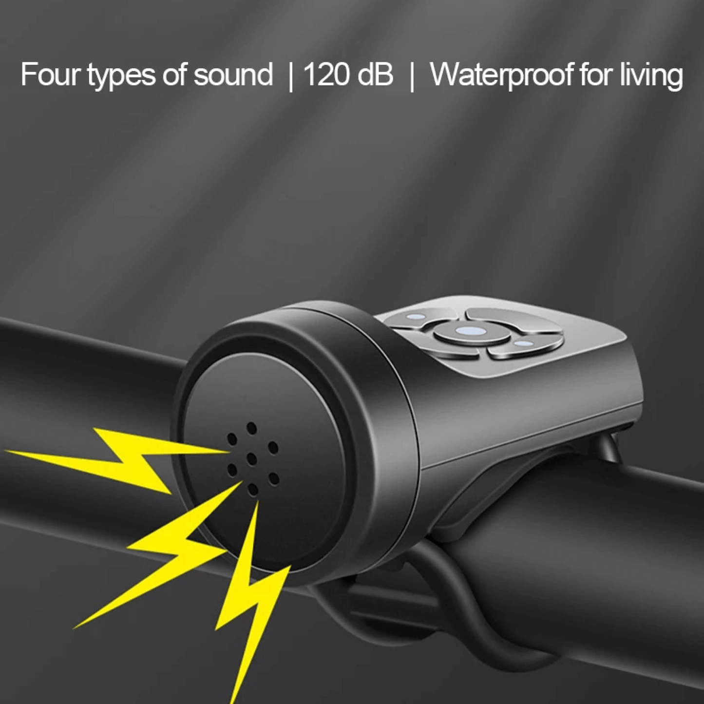 Loud 120dB USB Bicycle Alert System