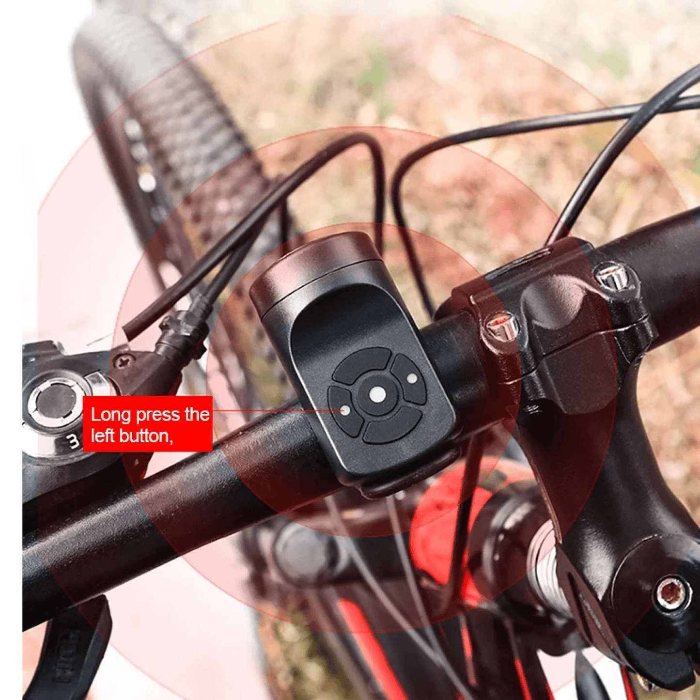 Loud 120dB USB Bicycle Alert System