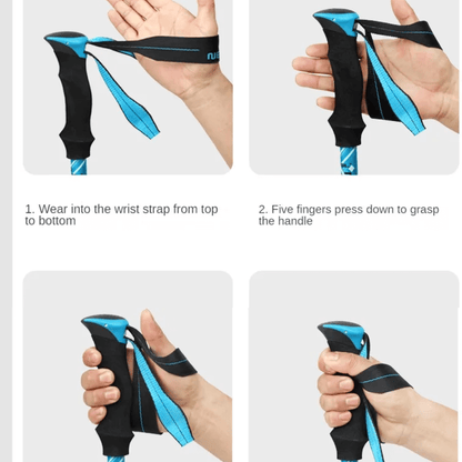 Portable Folding Hiking Walking Sticks