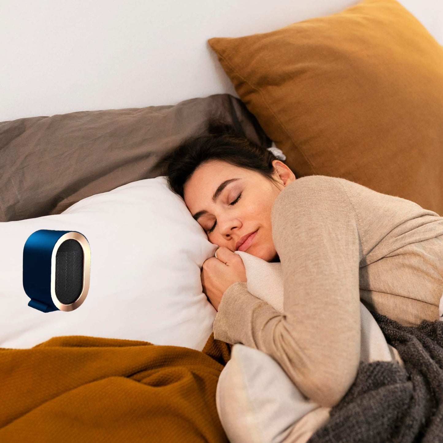 Space Saving Portable Electric Heater for Small Rooms