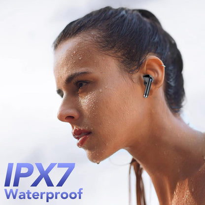 Wireless Bluetooth Earbuds, Long Lasting 52H Battery Life