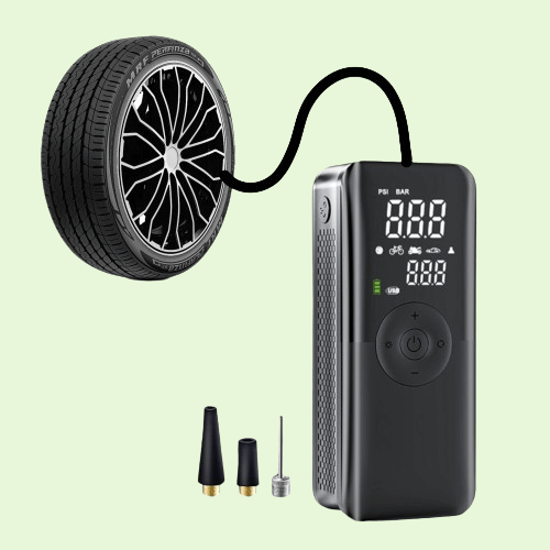 Portable Air Compressor Tire Pump for Cars and SUVs - Lusomart