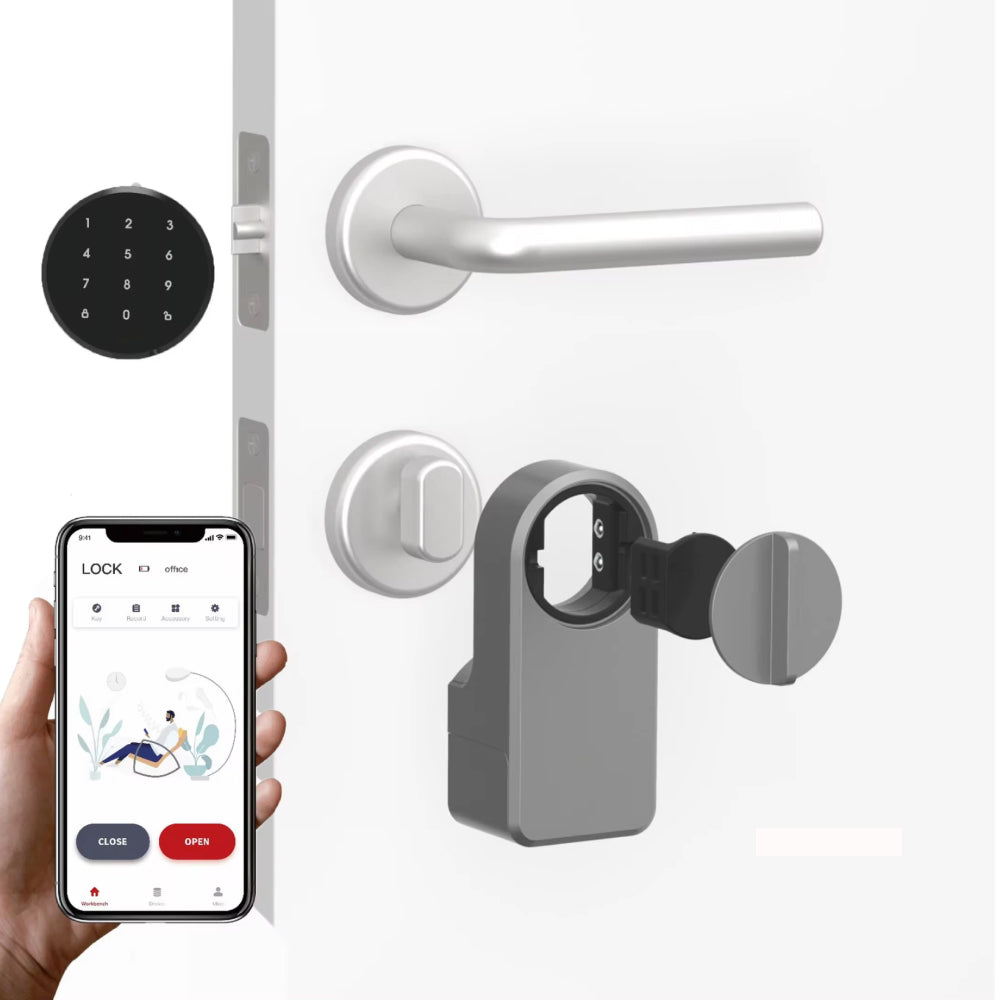 Smart Front Door Lock With Keyless Entry And WiFi Control - Lusomart
