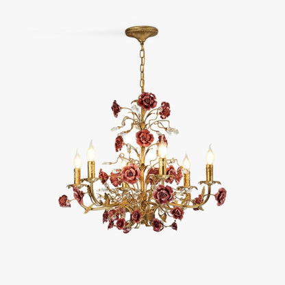 Elegant Crystal Pendant Ceiling Lamp in Classic Style