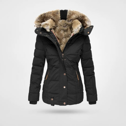 Warm Women's Down Filled Puffer Winter Coat - Lusomart