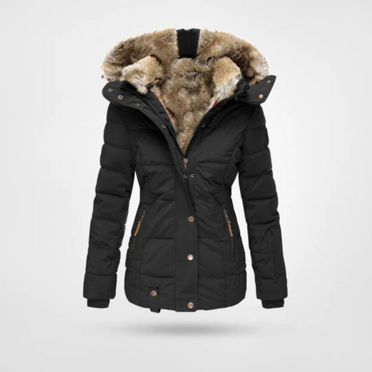Warm Women's Down Filled Puffer Winter Coat - Lusomart