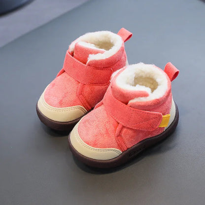 Warm Kids Snow Boots with Soft Inside and Good Grip - Lusomart