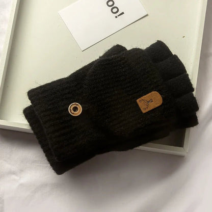 FrostGuard | Cozy Touchscreen Half-Finger Winter Gloves 1