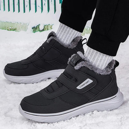 FrostGuard | Stylish Comfortable Men's Snow Boots with Velcro Closure 5