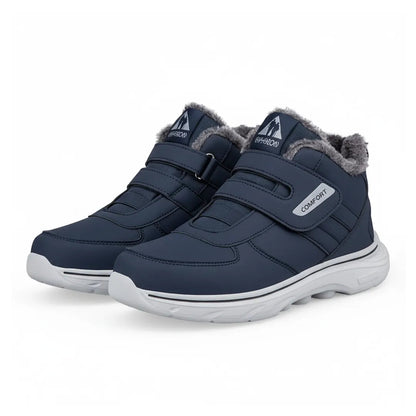 FrostGuard | Stylish Comfortable Men's Snow Boots with Velcro Closure 7