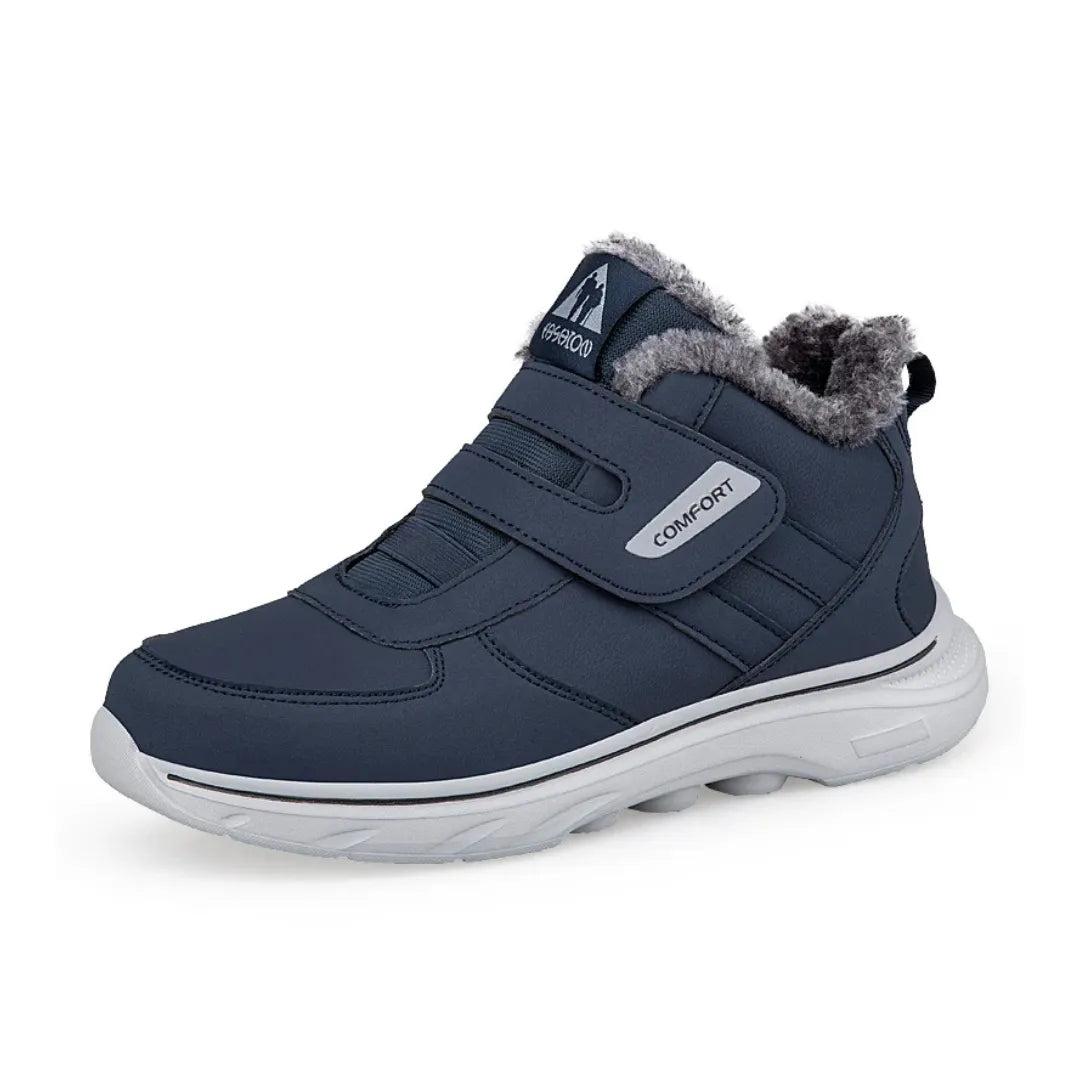 FrostGuard | Stylish Comfortable Men's Snow Boots with Velcro Closure 8