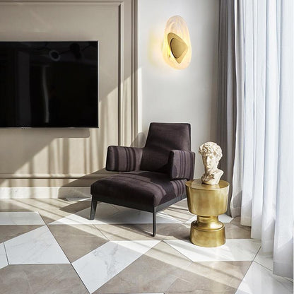FrostLume – Minimalist Wall Light with Elegant Crystal Accent 2