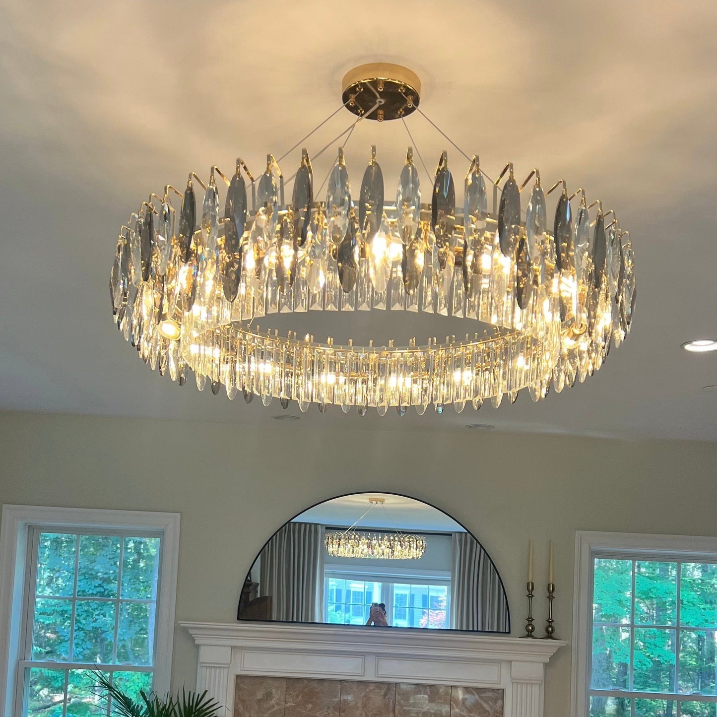 Elegant Crystal Pendant Chandelier