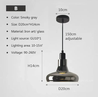Sleek Glass Hanging Light Fixtures